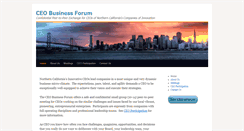 Desktop Screenshot of ceobusinessforum.org